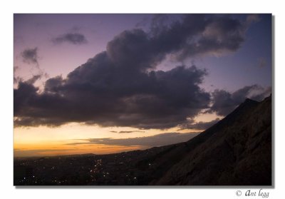 purple sky