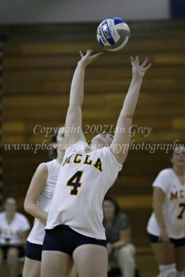 MCLA Women's Volleyball '07-'08
