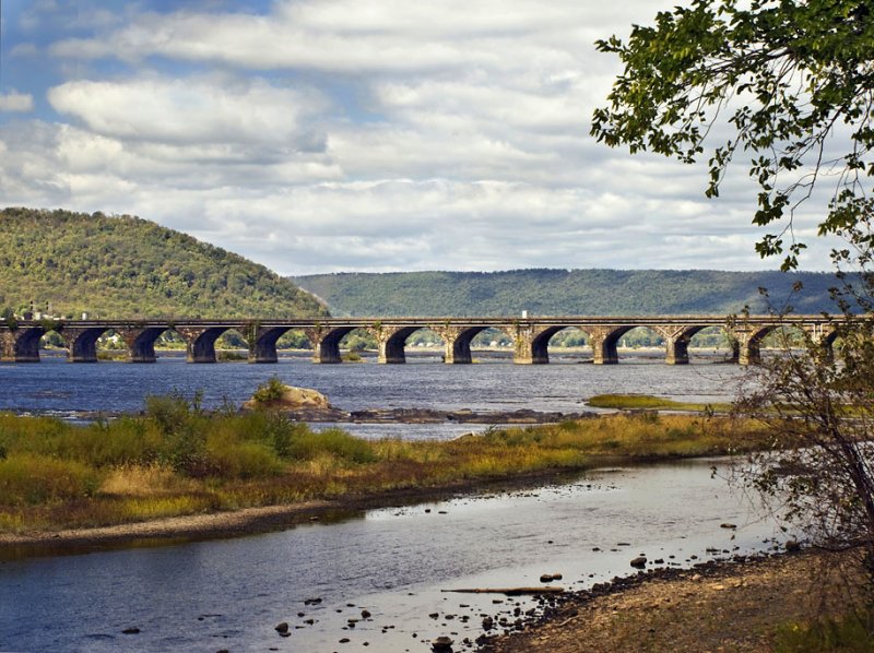 Rockville Bridge in Fall