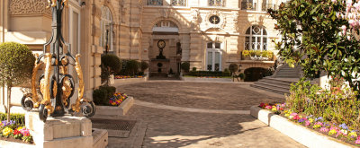 Avenue Van Dyck, parc Monceau (Paris)