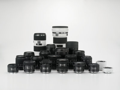 Line Up Sony Alpha Lenses