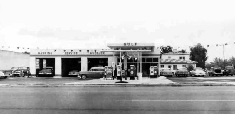 1956 - Gulf gas station at NE 6 Avenue and 149 Street, Dade County
