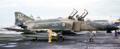 1976 - DCAD Airfield Agent Craig Reitz and USAF F-4E-33-MC Phantom #AF67-0215