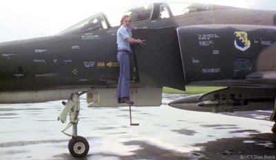1975 - Don Boyd and USAF F-4E-33-MC Phantom #AF67-0215