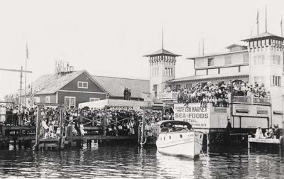 1917 - Elser Pier, downtown Miami on the bay