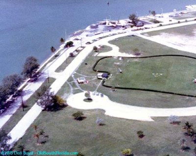1975 - the Watson Island heliport and Chalks seaplane ramp in the background