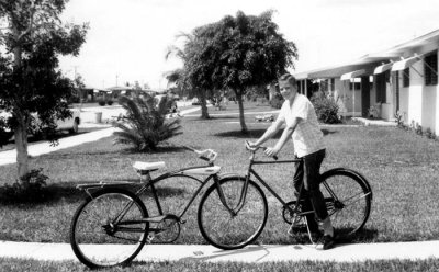 1961 - Eddie Sullivan on bike experiment that didn't work
