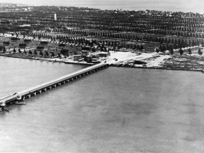 1920 - East end of County Causeway at south Miami Beach