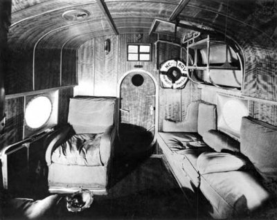 1931 - Interior of Pan American Airways System Sikorsky S-40 NC-80V American Clipper