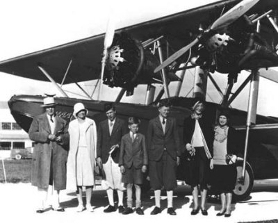 1930 - Early group travel to Nassau on Pan American Airways System at Dinner Key