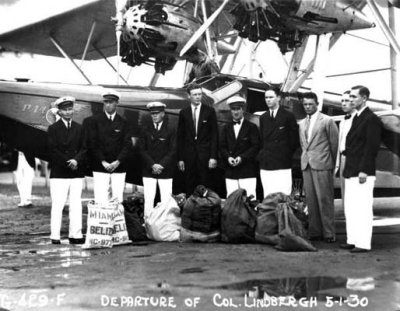 1930 - Pan American Airways System - 1st flight of the Air Mail Express