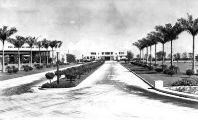 1934 - Entrance to Pan American's Dinner Key base