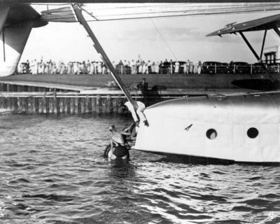 1931 - Pan American Airways System Sikorsky S-40 in the water at Dinner Key