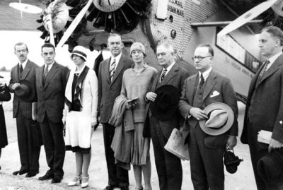 1929 - Grand opening of the new terminal for Pan American Airways System at Pan American Field, Miami