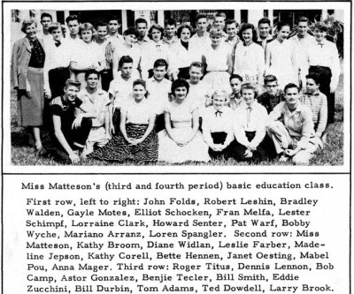 1957 - 9th graders at Kinloch Park Junior High School