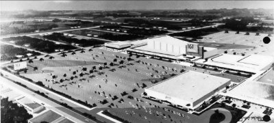 1960 - Artist's rendition of the proposed Wometco 163rd Street Theatres, 1245 NE 163 Street, Miami