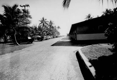 1960 - the Silver Sands motel, home of the Sand Bar restaurant, at 301 Ocean Drive, Key Biscayne