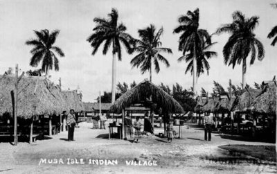 1950 - Musa Isle Indian Village on the Miami River at 27th Avenue, Miami