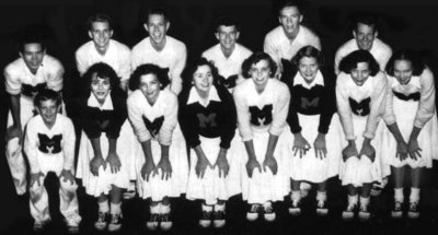 1951 - Miami High School Stingarees Cheerleaders