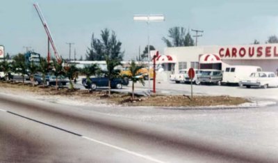 1963 - the Carousel Lounge and Restaurant (later Trader John's) at 12001 NW 27 Avenue, Dade County