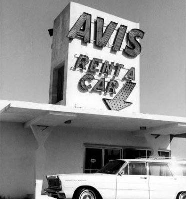 1964 - Avis Rent a Car, Collins Avenue (A1A), Sunny Isles