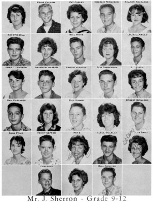 1962 - Grade 9-12 at Palm Springs Junior High School, Hialeah