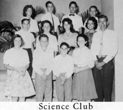 1962 - Science Club at Palm Springs Junior High School, Hialeah