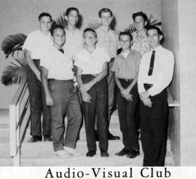 1962 - Audio-Visual Club at Palm Springs Junior High School, Hialeah