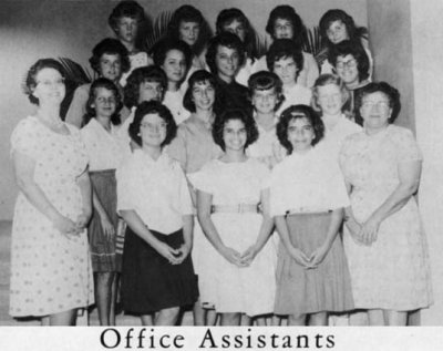 1962 - Office Assistants at Palm Springs Junior High, Hialeah