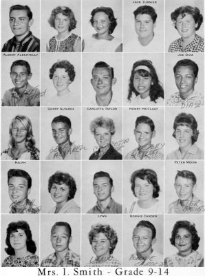 1962 - Grade 9-14 at Palm Springs Junior High School, Hialeah