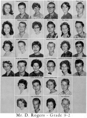 1962 - Grade 9-2 at Palm Springs Junior High School, Hialeah