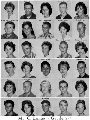 1962 - Grade 9-4 at Palm Springs Junior High School, Hialeah