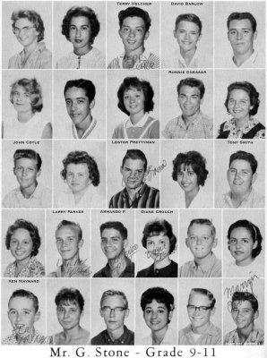 1962 - Grade 9-11 at Palm Springs Junior High School, Hialeah