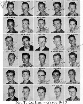 1962 - Grade 9-10 at Palm Springs Junior High School, Hialeah