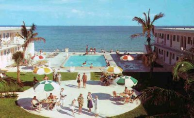 1954 - the Carousel Apartment Motel at 19051 Collins Avenue, Sunny Isles