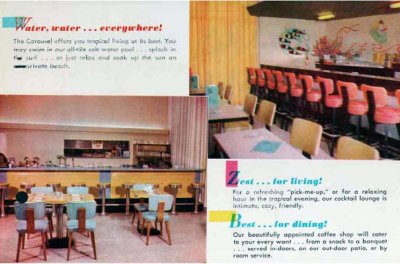 1954 - the Carousel Apartment Motel at 19051 Collins Avenue, Sunny Isles