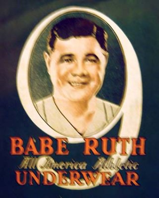 19??'s - Babe Ruth Underwear advertisement