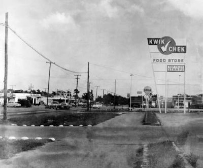 1960 - Kwik Chek sign at Bird Road and Ludlum Road