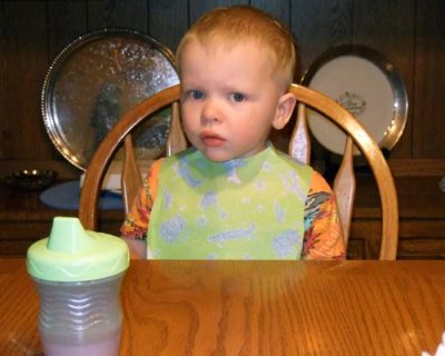 March 2007 - Kyler in our dining room