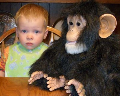 March 2007 - Kyler and Donna's monkey