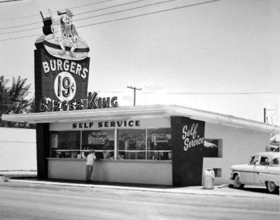 1960's - Burger King (store #2) on Tamiami Trail and SW 61st Avenue, Miami