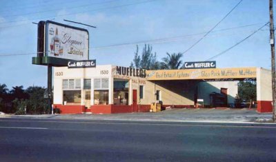 1957 - Caribe Muffler shop at 1530 NW 42 Avenue, Miami, Florida