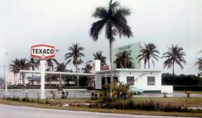 1965 - Mike Fillmore's Texaco gas station, 7701 Bird Road, Miami