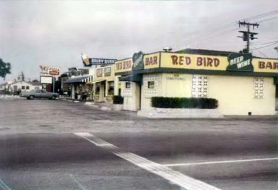 1965 - the Red Bird Bar at northwest corner of Bird Road and Ludlam Road, Miami