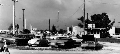 1972 - Tropical Park Auto Sales and the Copa Lounge on Bird Road, Miami