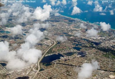 2007 - aerial view of northeast Dade and southeast Broward counties