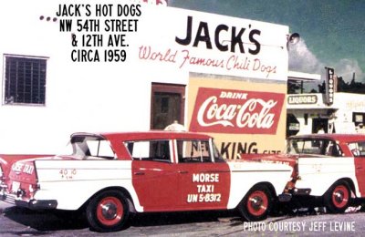 1950's - Jack's Hot Dogs, NW 54th Street and 13th Avenue, Miami, Florida