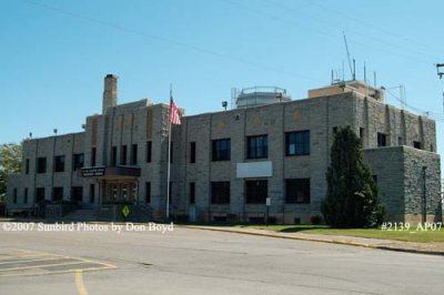 The old preserved passenger terminal at St. Paul Downtown Airport, Minnesota