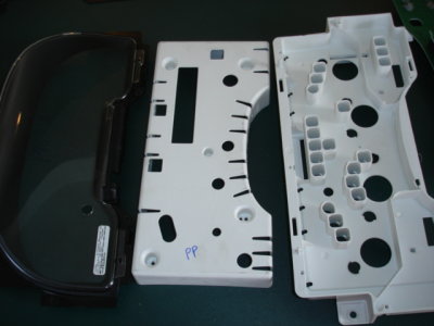 two white PP parts