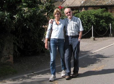 Alison and Roy in Crowcombe